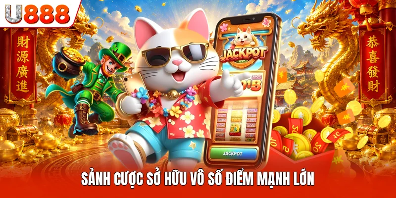 Sảnh cược sở hữu vô số điểm mạnh lớn